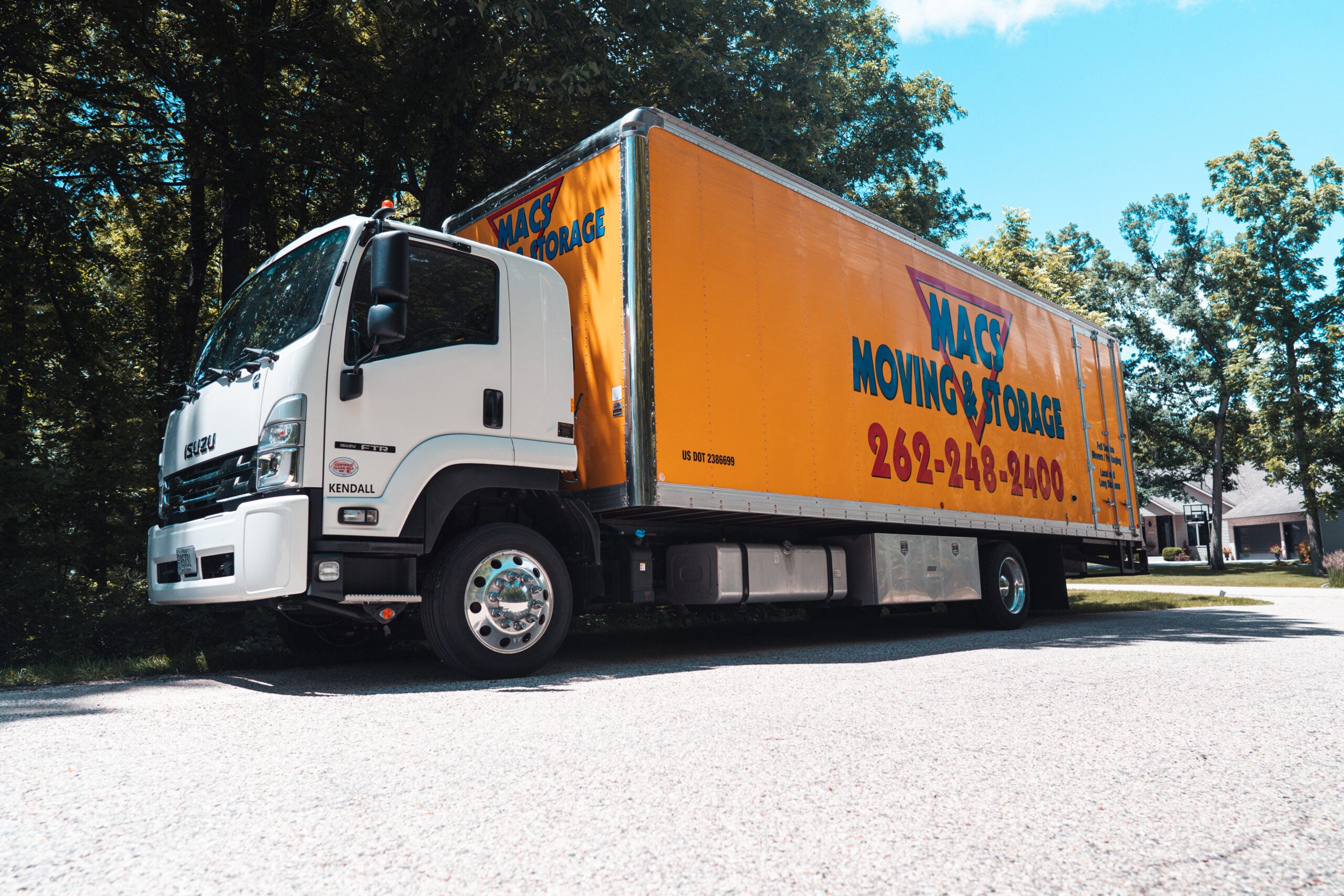 MACS Moving Truck Illinois Kenosha Movers