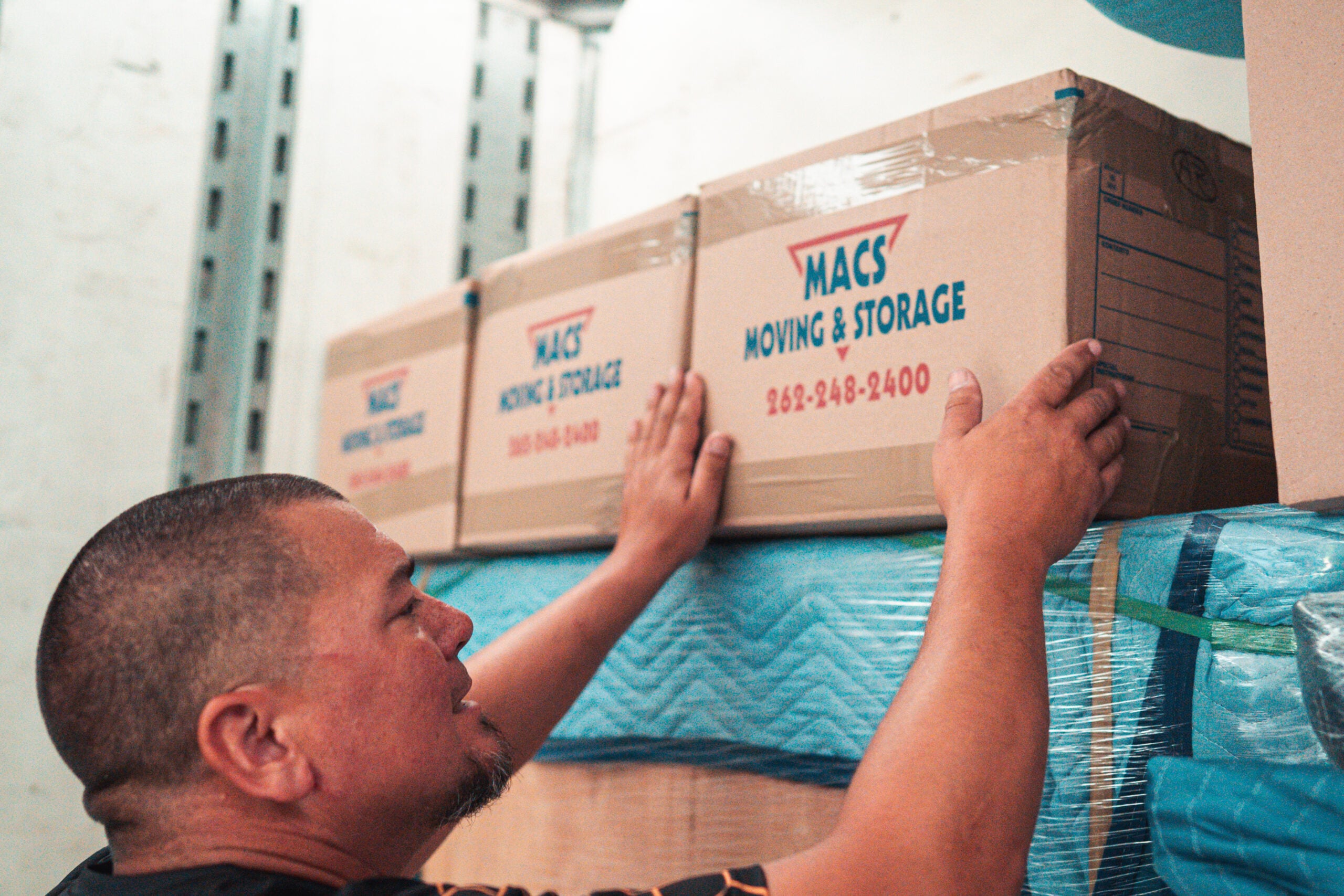 MACS Moving Boxes Storage Illinois Kenosha Movers