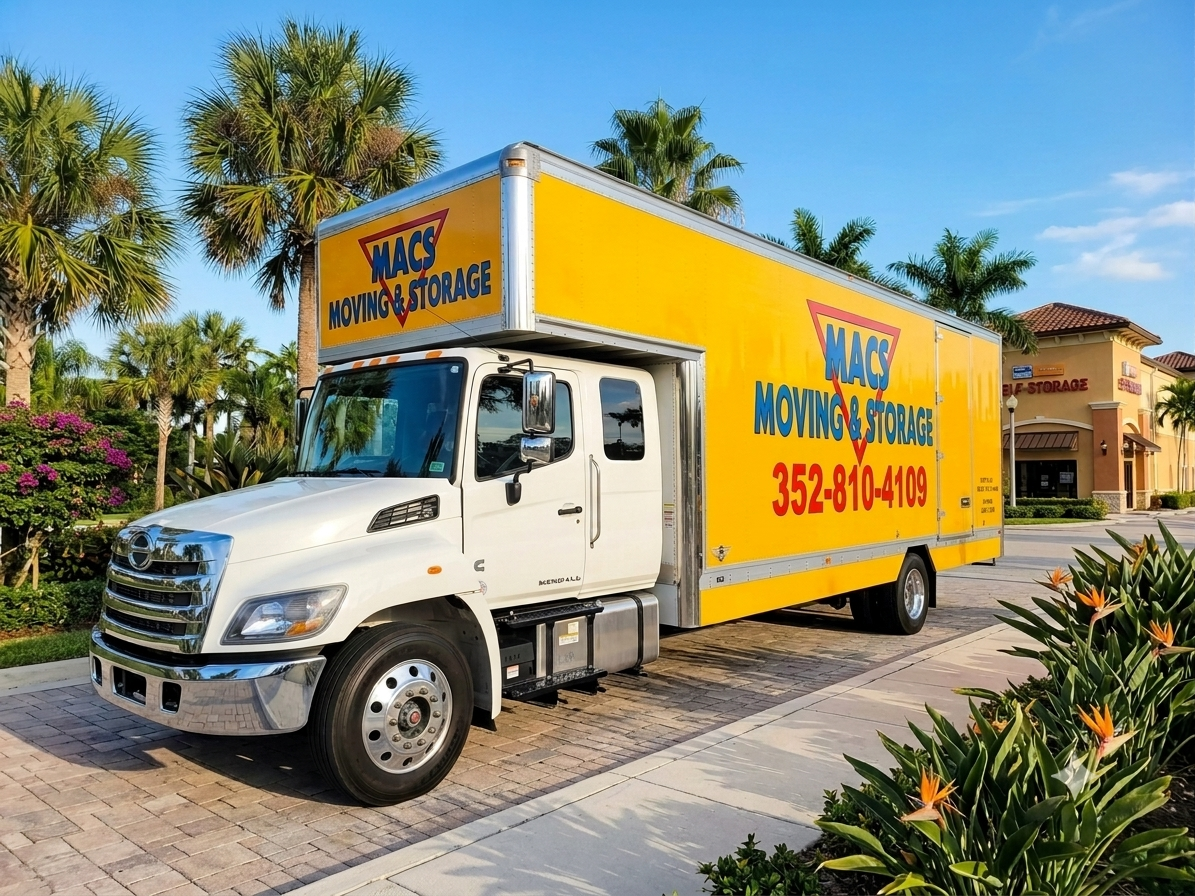 MACS Moving and Storage truck serving Florida